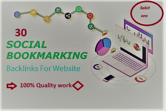 Create High Quality 30 Social Bookmarking Backlinks F...