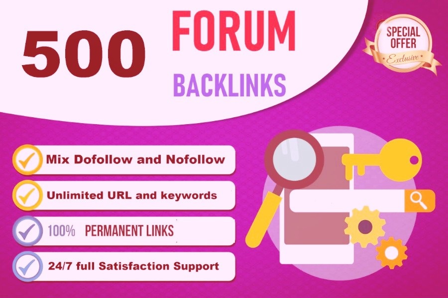 555+ Forum Profile backlinks to boost your google ran...