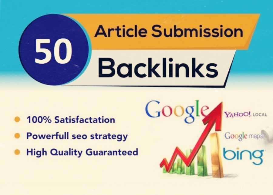 50+ Article Submit Backlinks - For Rocket Google rank...