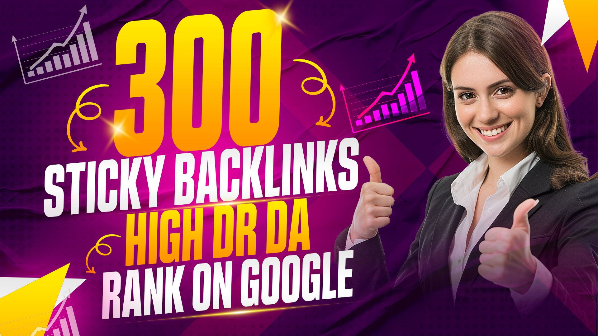 We will Give 300 Siticky Backlinks Premium DA DR 50+ ...