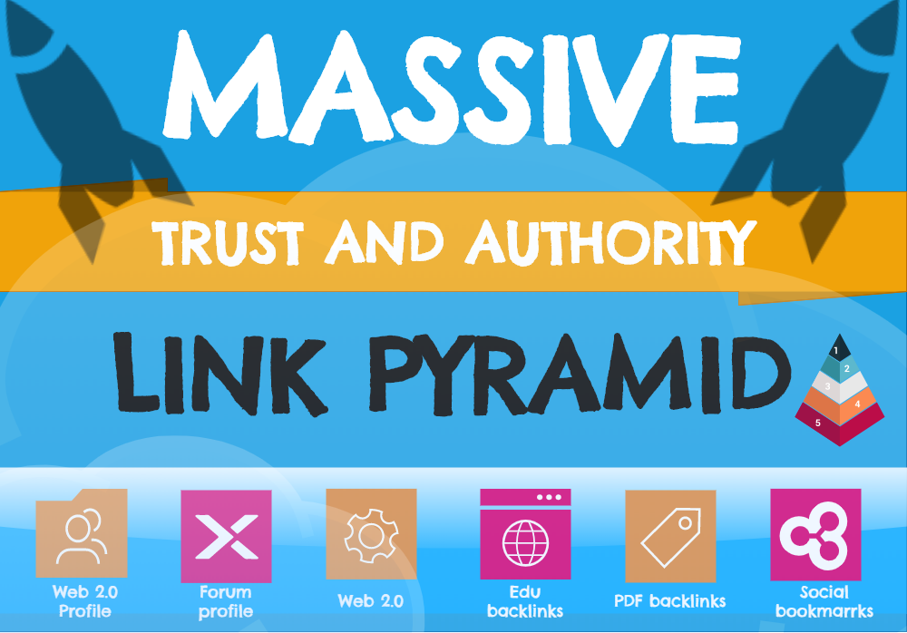 Tier 3 Manual Link Pyramid - PBNs, Web2.0, EDU, So...