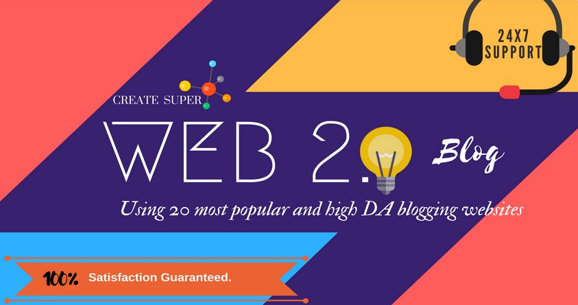 Manually Top 40 High DA Web 2.0 Contextual Links