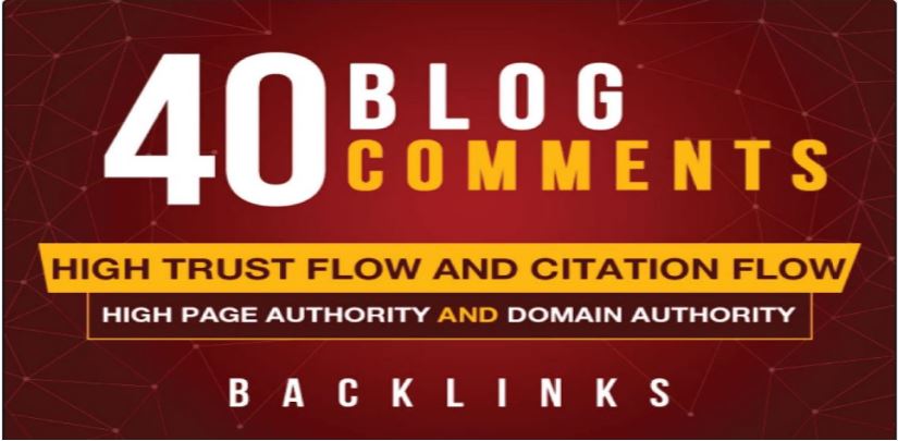 I will 40 DA PA 50plus dofollow blog comments backlin...