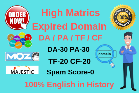 5 High quality expired domain Research for your Speci...