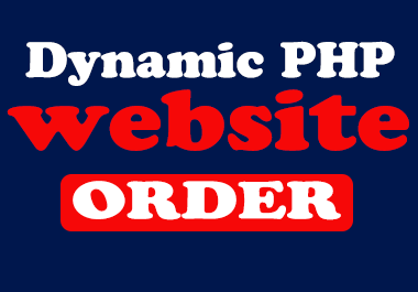 Build any kind of iconic website in PHP programming l...