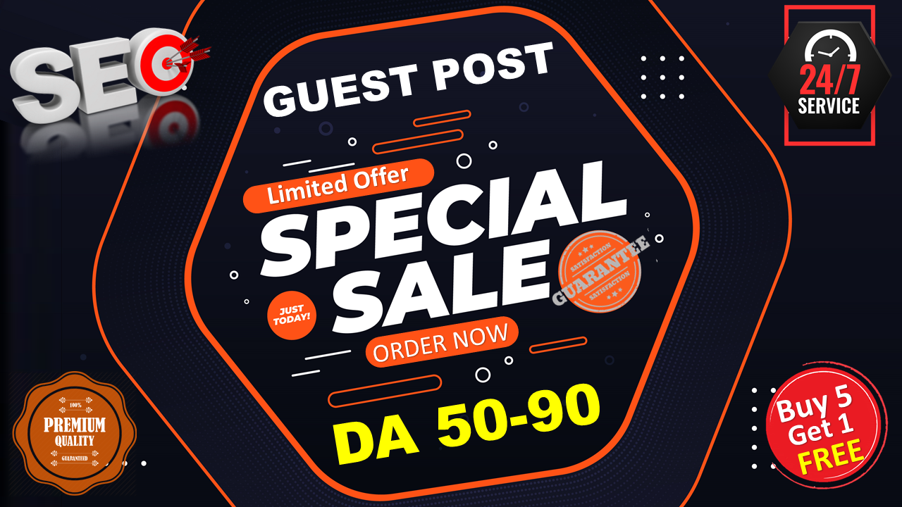 Write & Publish 1 Guest Posts on DA 50+ Google Ne...