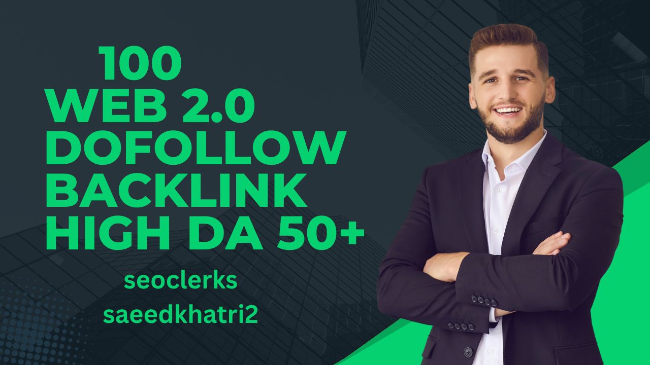 I will Make 100 High Authority Unique Web 2.0 Dofollo...