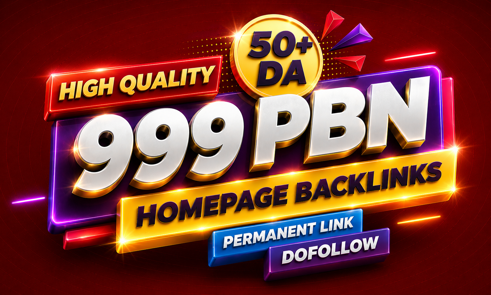 I Will Build 999 High DA 50-70 Homepage PBN Backlinks...