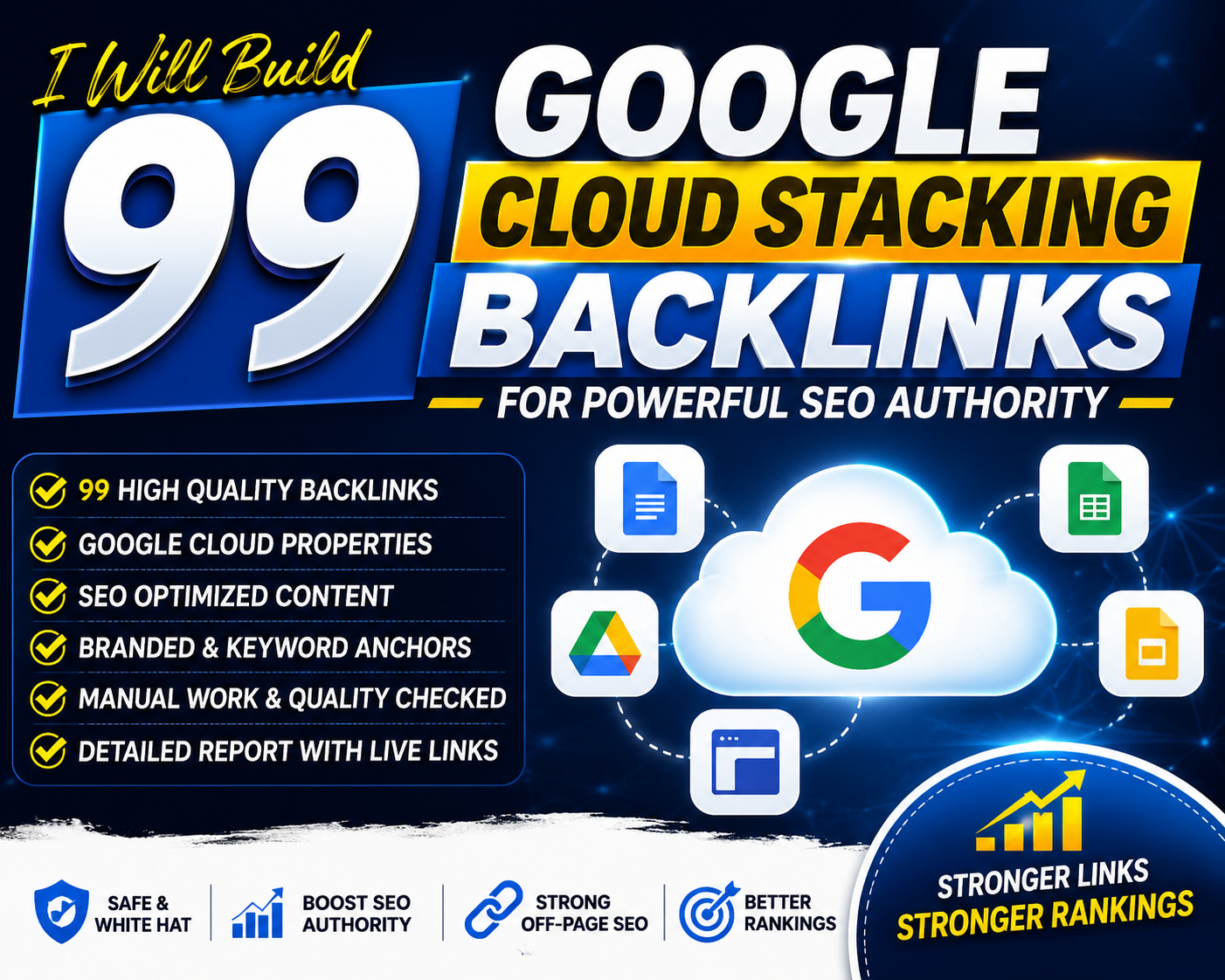 I Will Build 99 Google Cloud Stacking Backlinks for P...