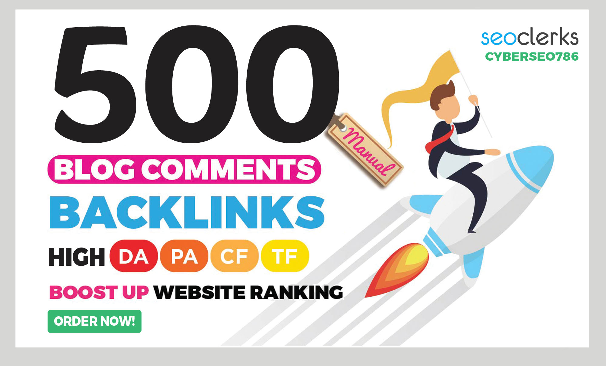 500 high quality seo dofollow manual comment backlink...