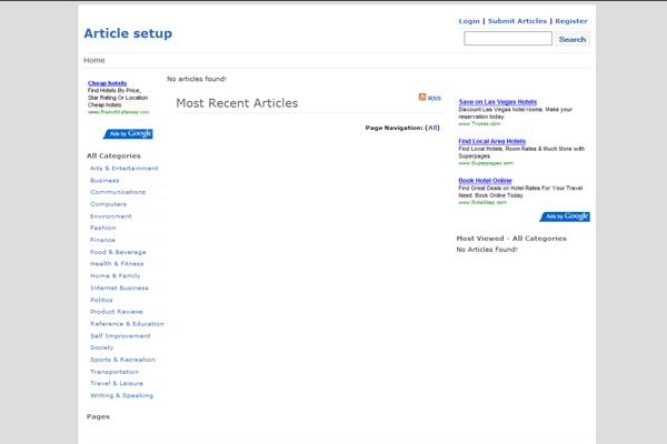 ARTICLESETUP Premium Script - EZINE ARTICLES CLONE SCRIPT