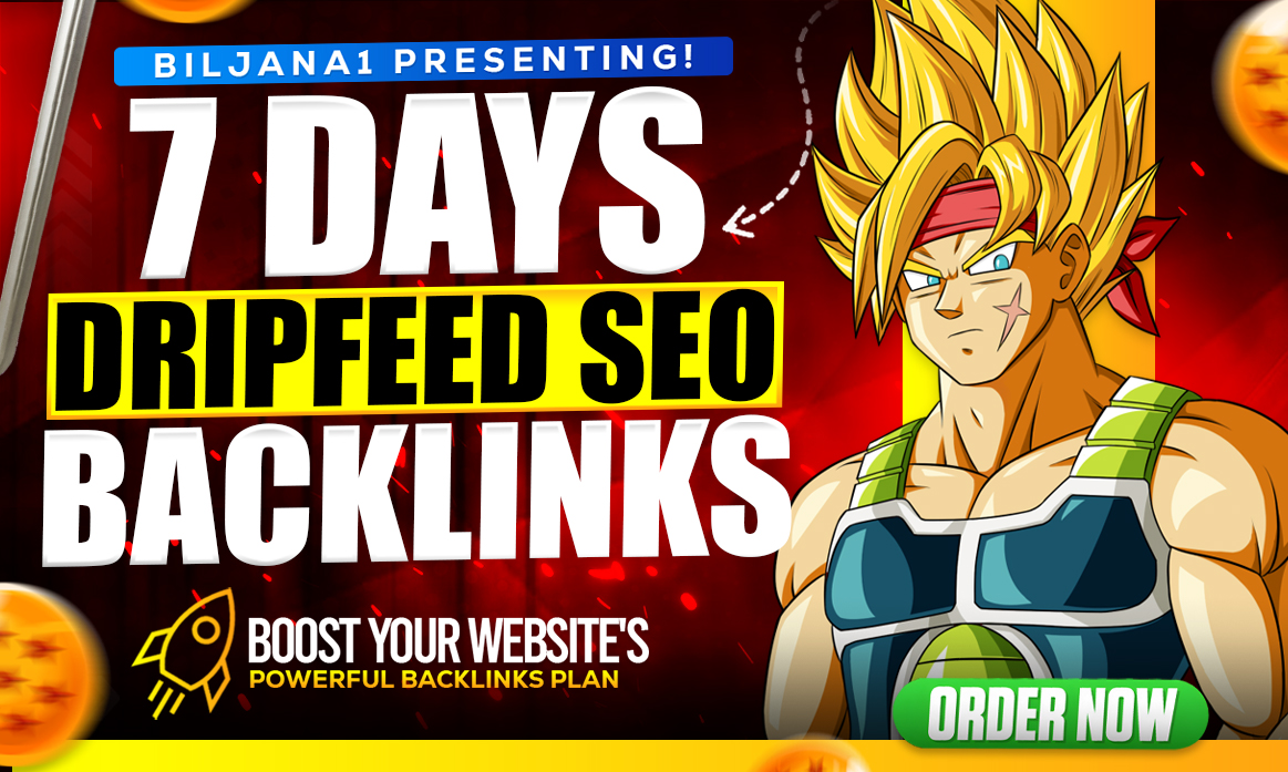 7 Days DripFeed Backlinks Boost Your website's Google...