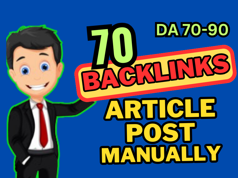 Manually 35 Article Submission Backlink on high da90 ...