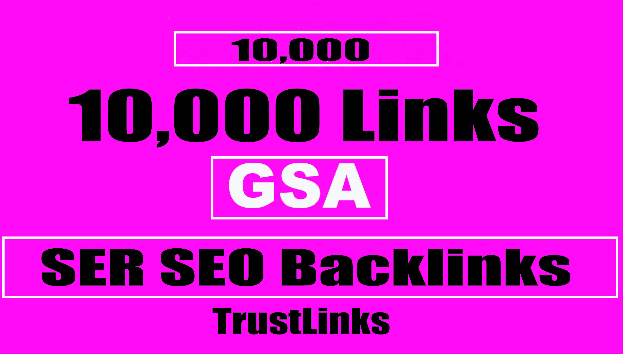 create 10,000+ GSA SER Backlinks for quick ranking on...