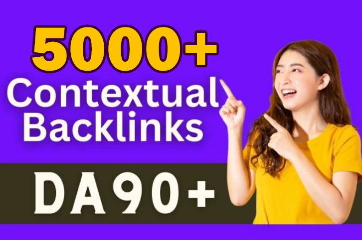 Get 5000+ High Quality contextual SEO dofollow backli...