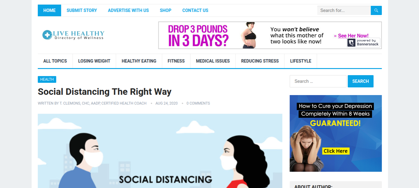 Permanent Guest Post on Livehealthy365. com