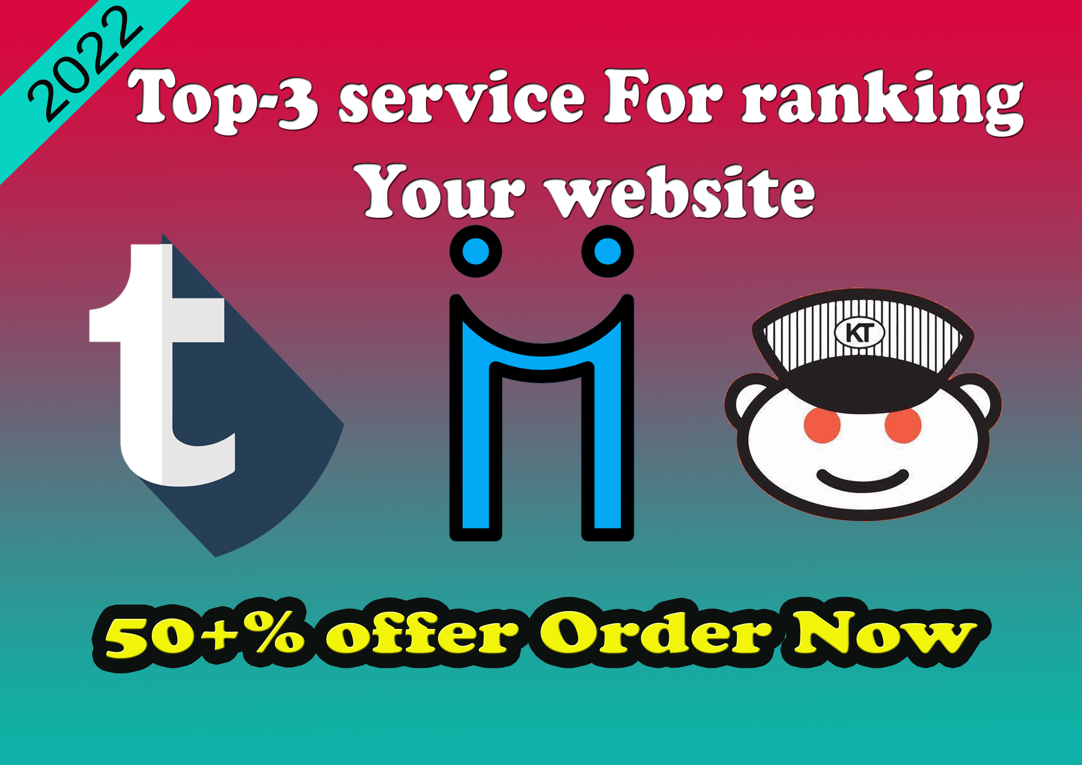 i will provide diigo, tumblr, reddit SEO Real traff...