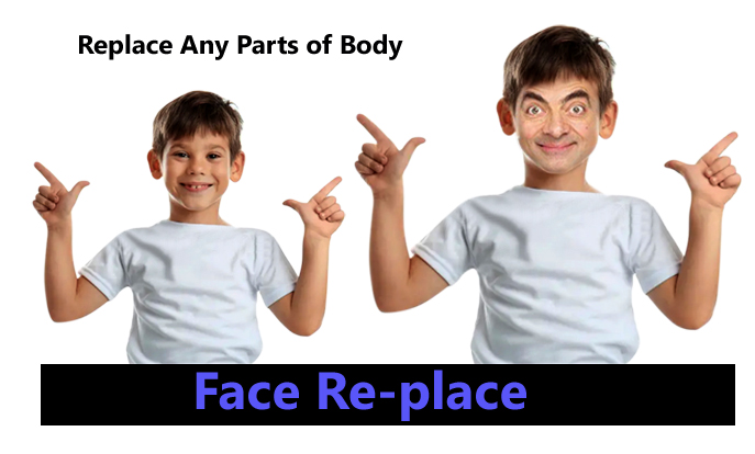 I will do replace face editing for funny