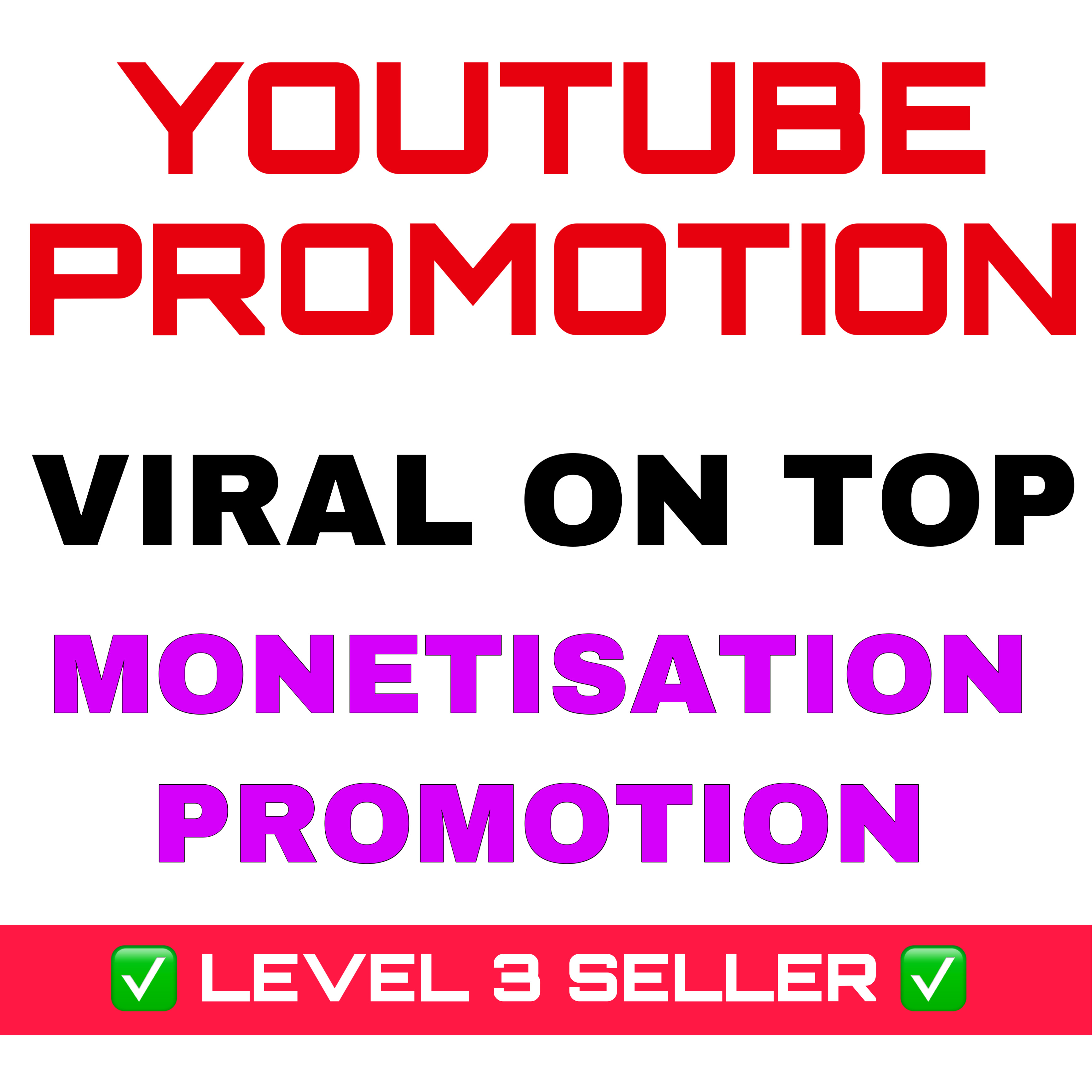 Youtube VIRAL Promotion by real user Organic Youtube ...