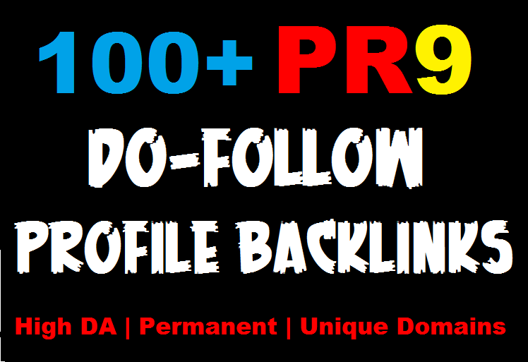 create 150 pr9 forum profile dofollow backlinks on hi...
