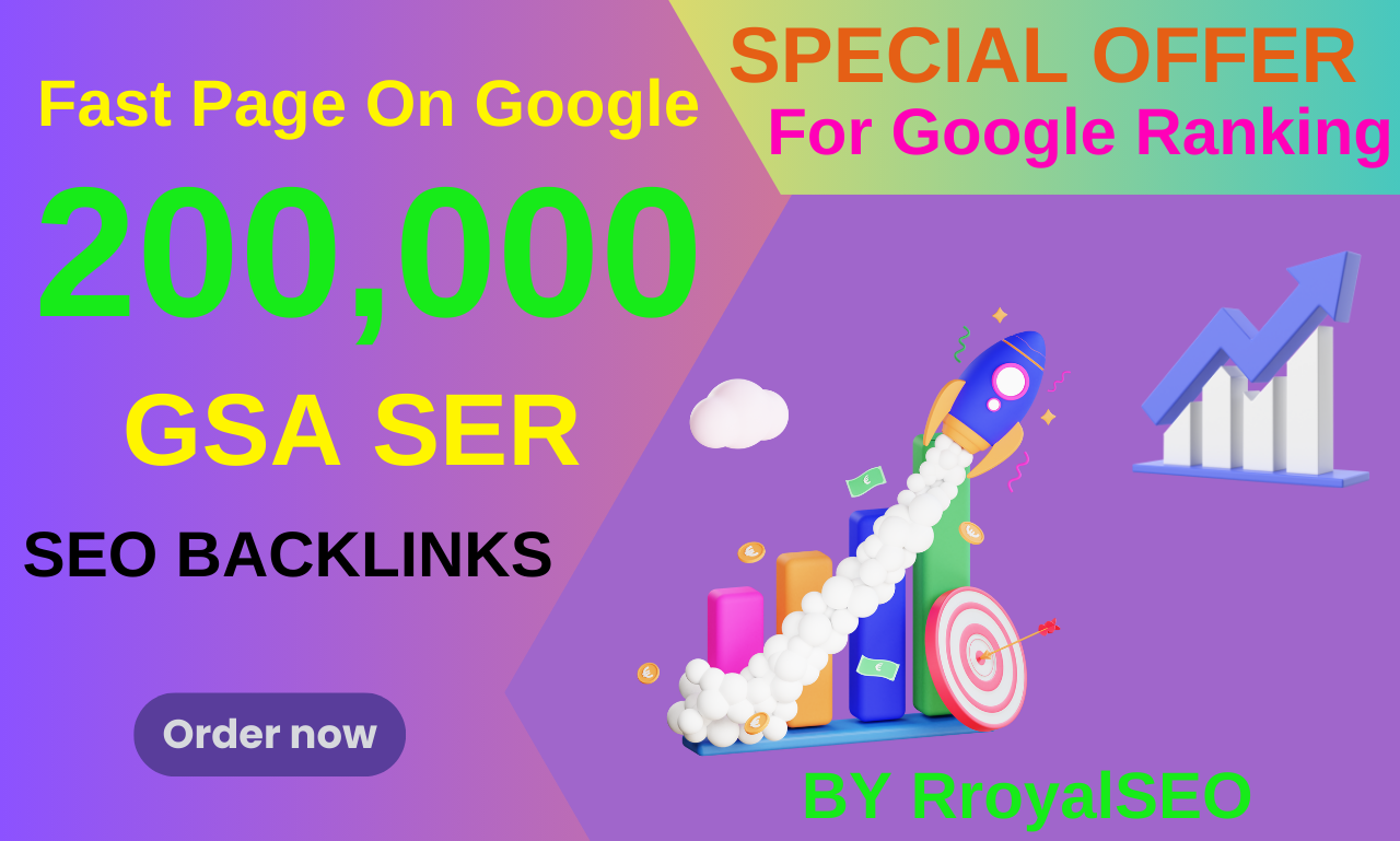 Exclusive 200,000 GSA Links for Boosting Ranking in G...