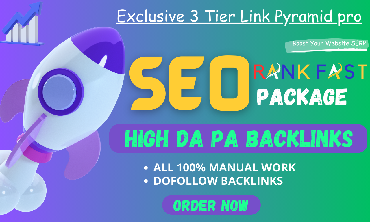 Exclusive 3-Tier SEO Link Pyramid Service - Boost Aut...