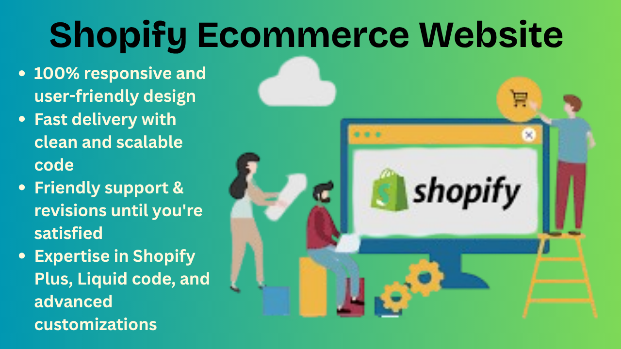 I will build a high-converting Shopify website with f...
