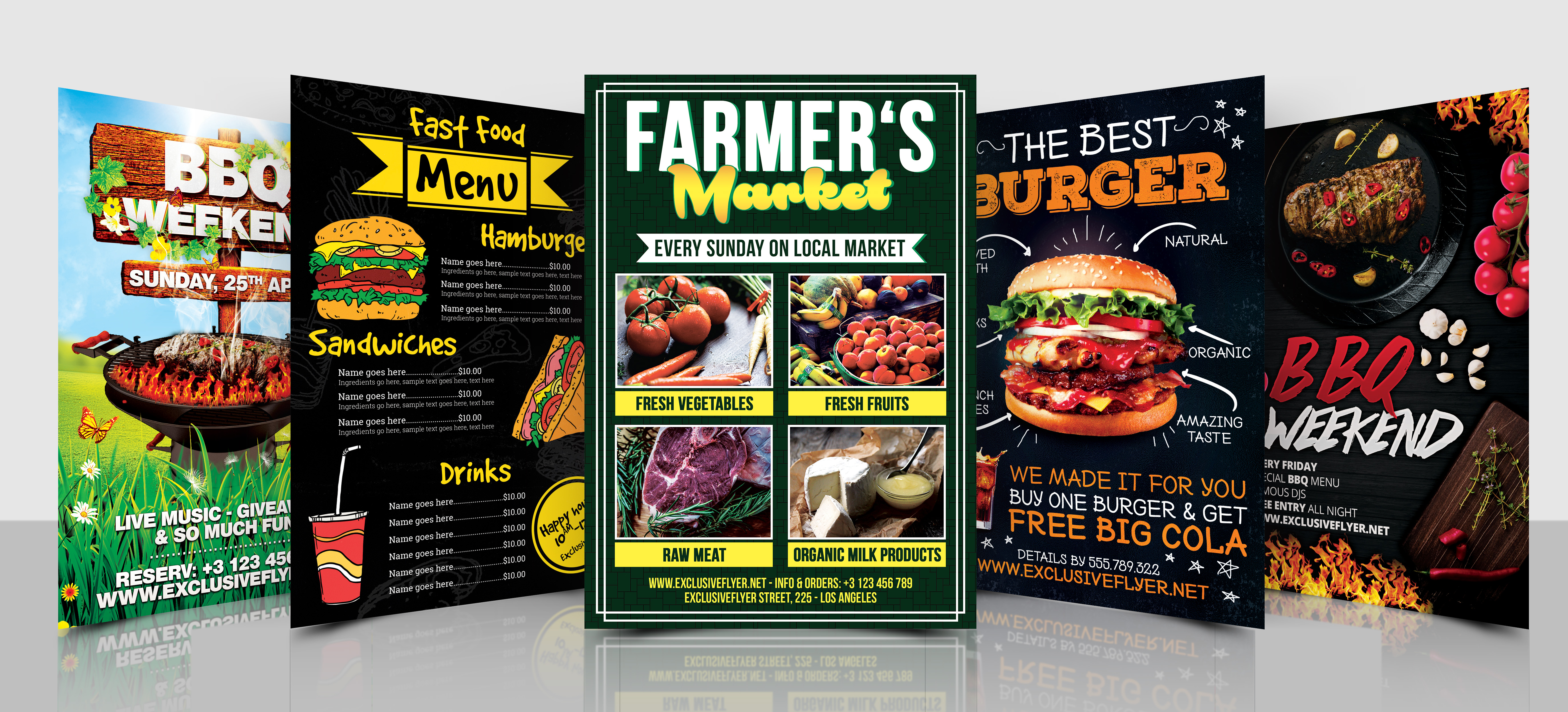 I Will Design An Amazing Flyer, Food Menu Any Kind O...