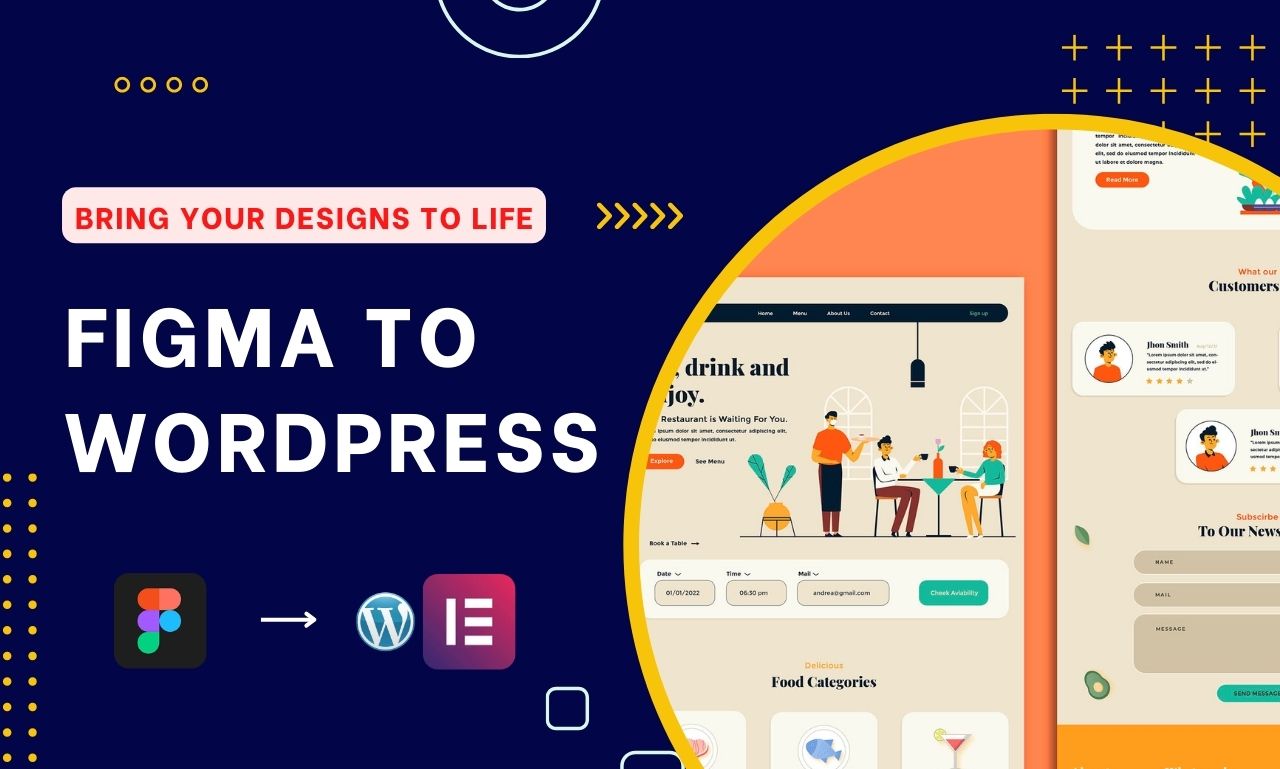 I will Do Figma to WordPress Conversion with Elemento...