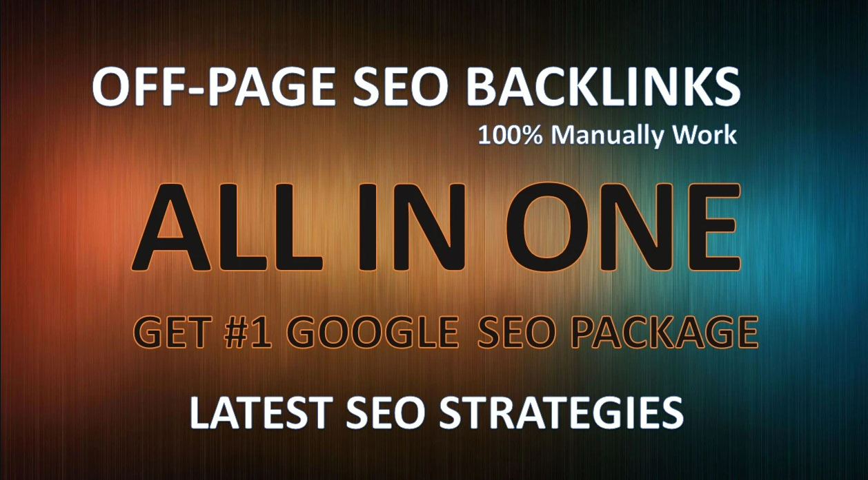 All In One Manual SEO powerful mix backlink Package