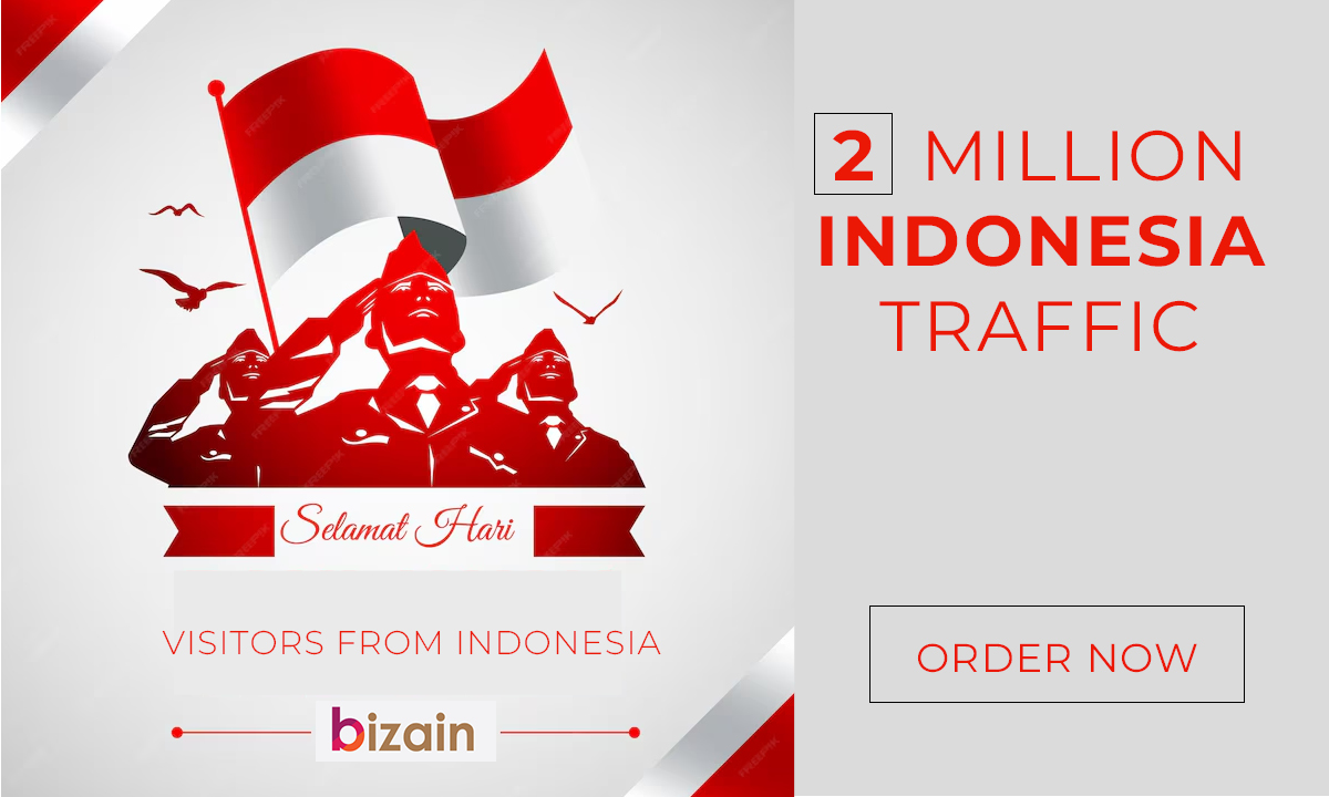 2 Million Indonesian Targeted Human traffic to your w...