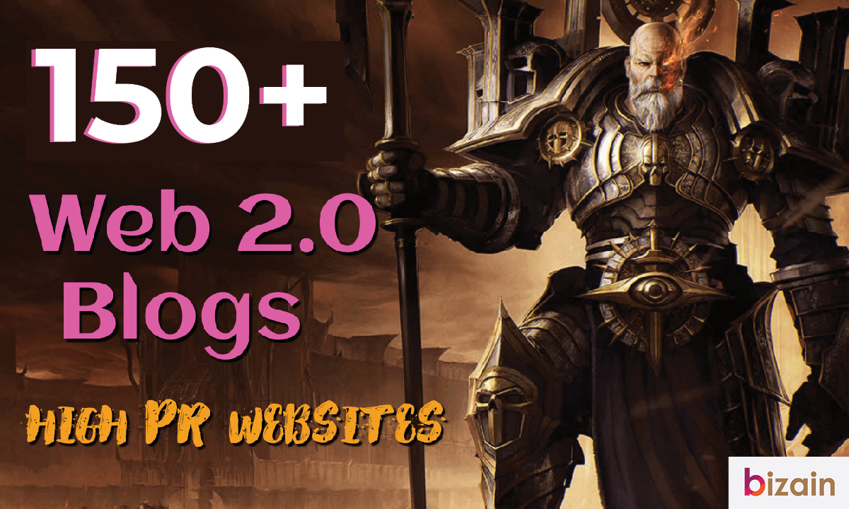 Powerful Secure 150+ High Authority Web 2.0 Blogs fro...