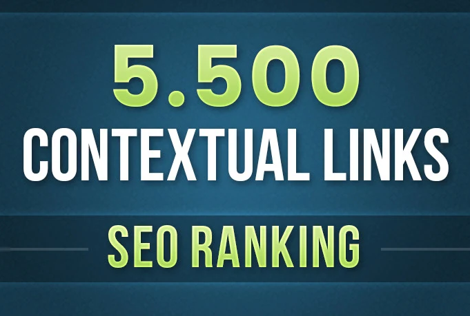 Provide 5500 Contextual Tiered Backlinks For SEO Rank...