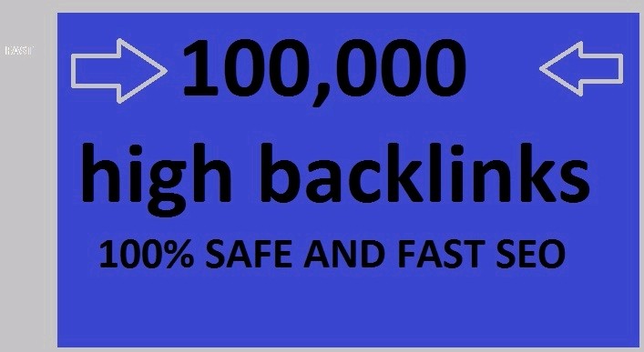 Google Rank up 100,000 backlinks create