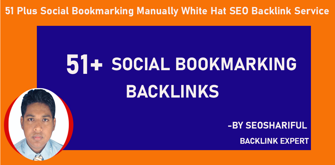 51 plus social bookmarking manually white hat SEO bac...
