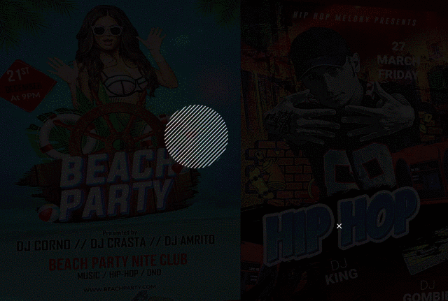 I will create unique party, dj, disco, club, motion design