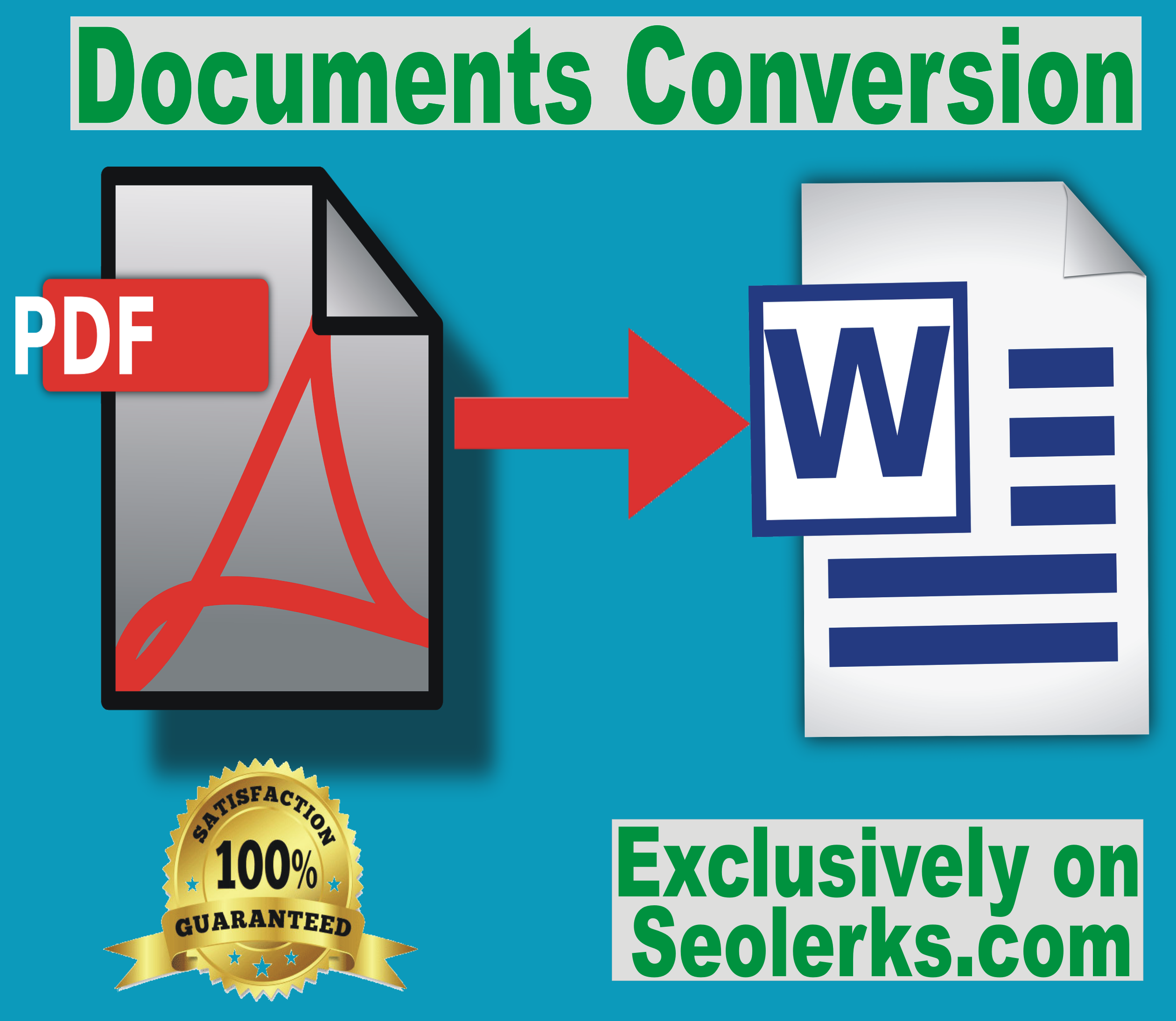 I will convert your PDF format documents to Microsoft...