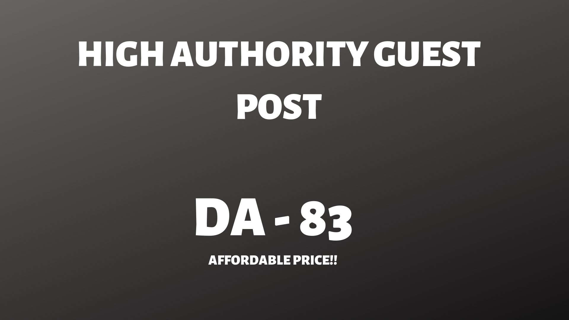 High authority Guestpost on DA -83 website with backl...