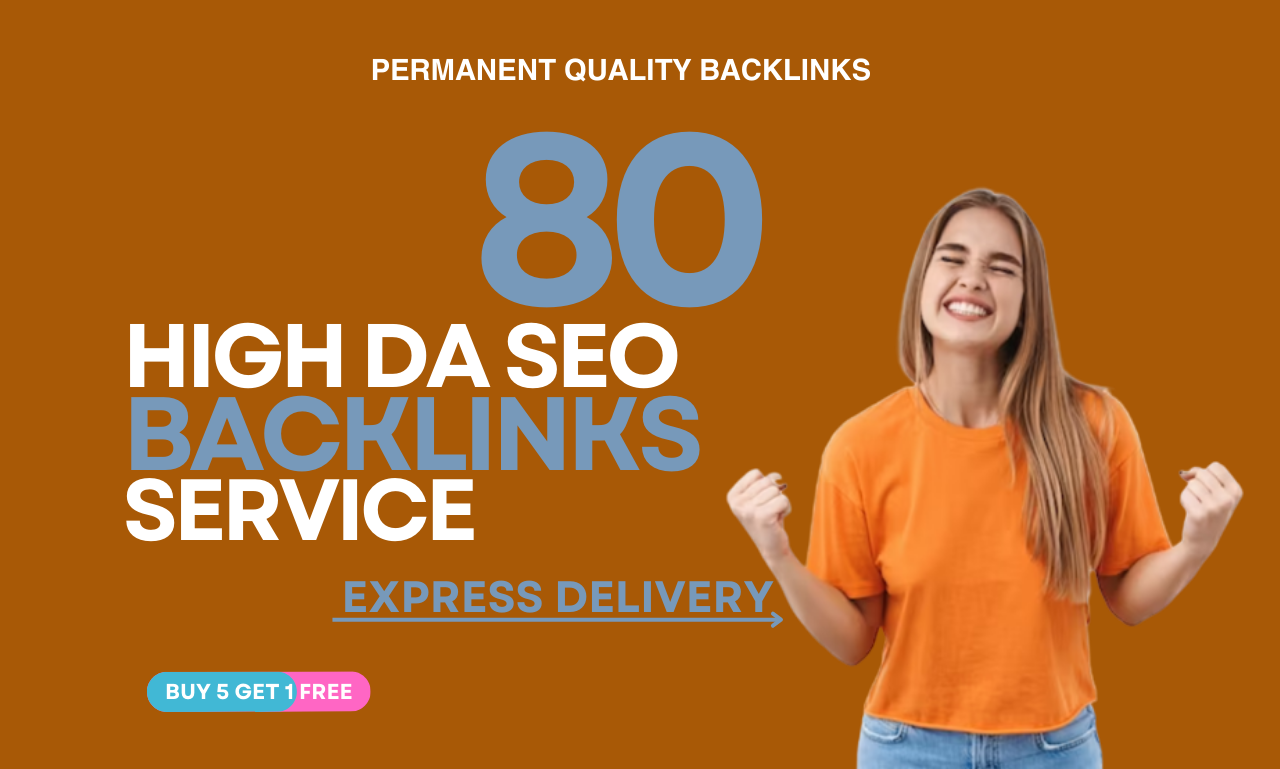 I Will do 80 High DA White Hat Dofollow SEO link buil...