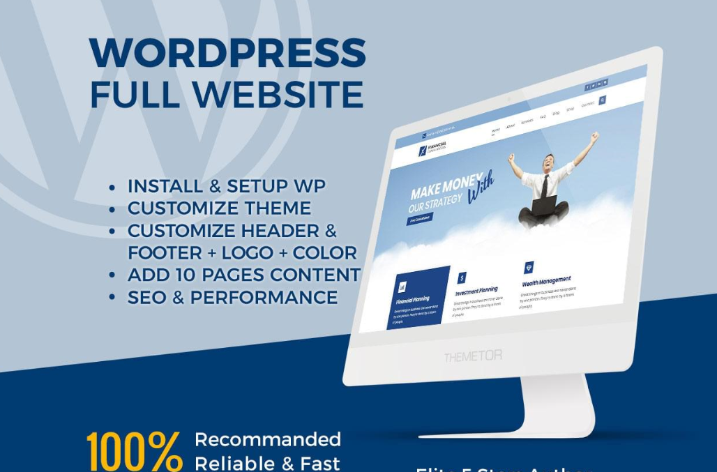 I will build Seo friendly develop professional & resp...
