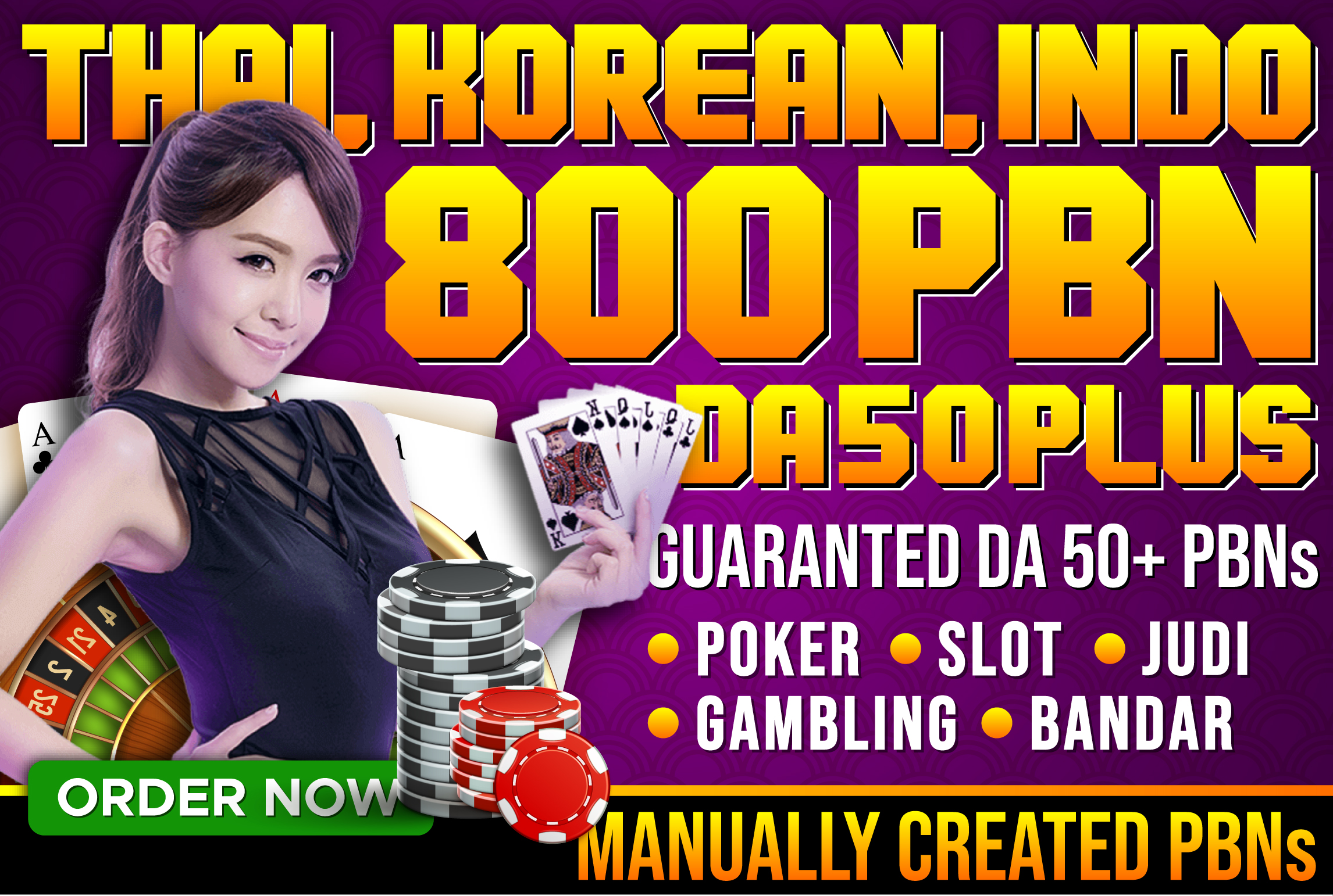 Thai, Korean, Indo 800 DA50 plus Top Quality PBN Ba...