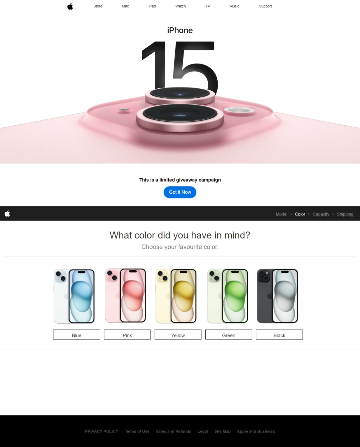 Landing page giveaways niche php script