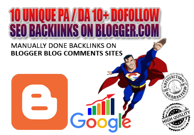 I Will MANUALLY Do 10 UNIQUE PA / DA 10+ DOFOLLOW Hig...