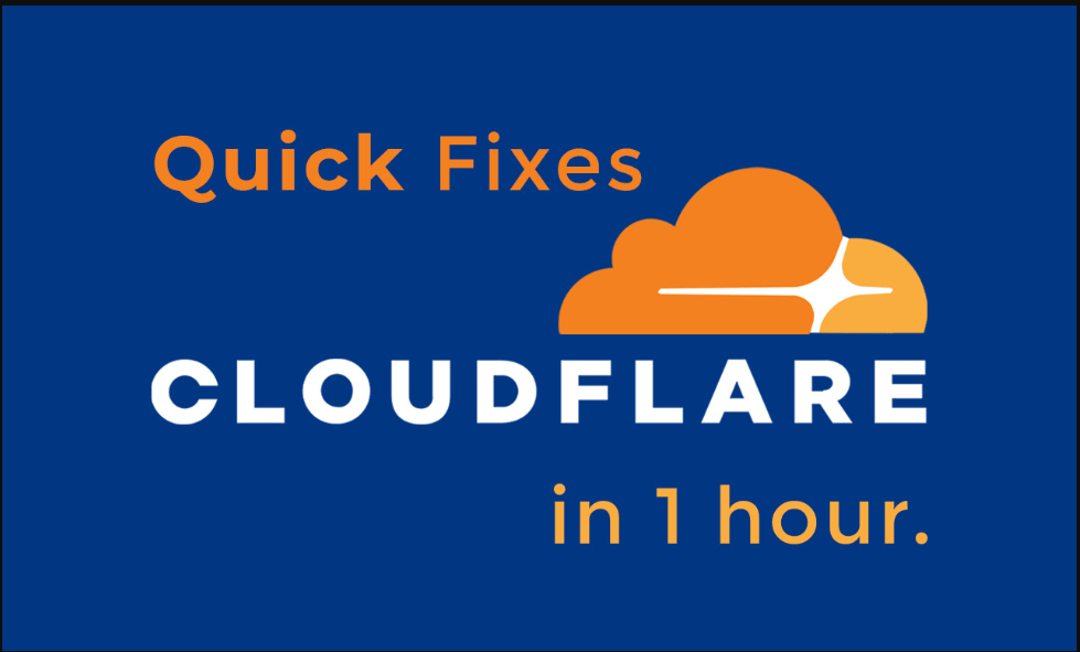 I will setup cloudflare, cdn, ssl, fix any existin...