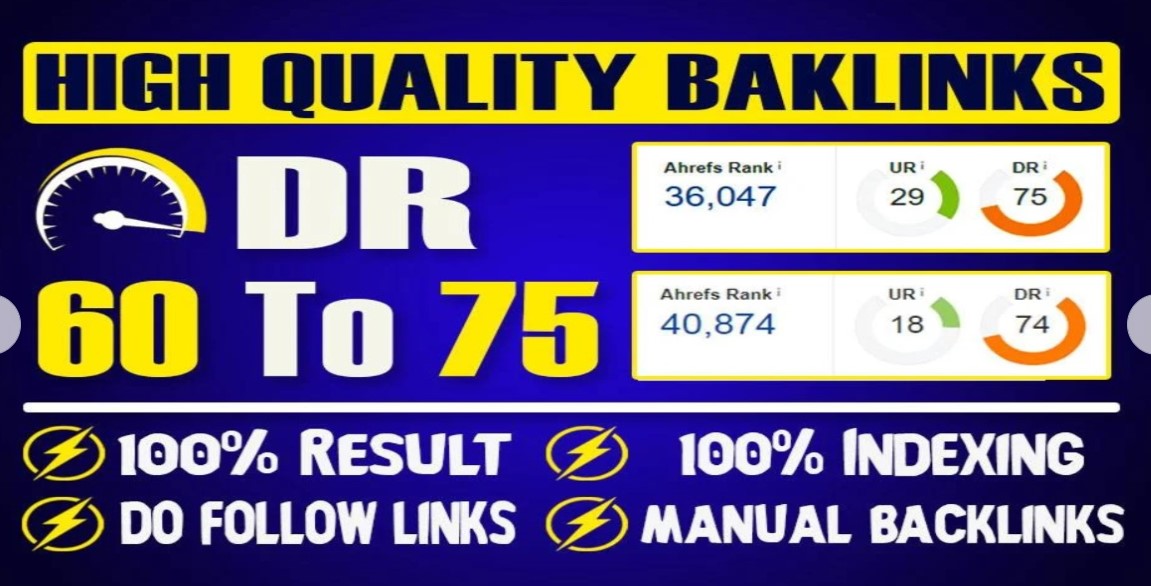 Increase Ranking with DR 75+ 25 Unique Pbn Domain Hig...
