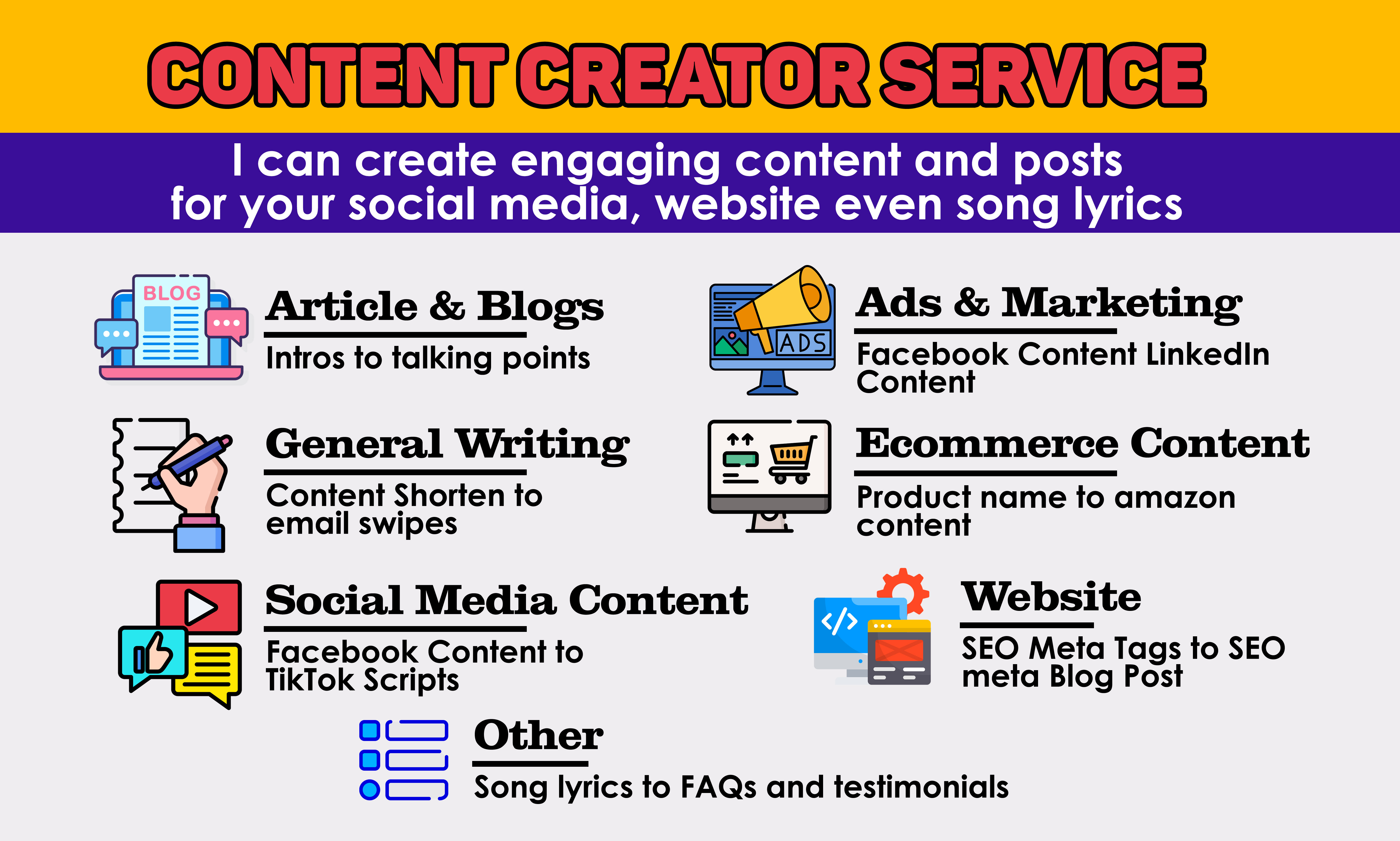 Content writing, article, blog writing, seo meta co...