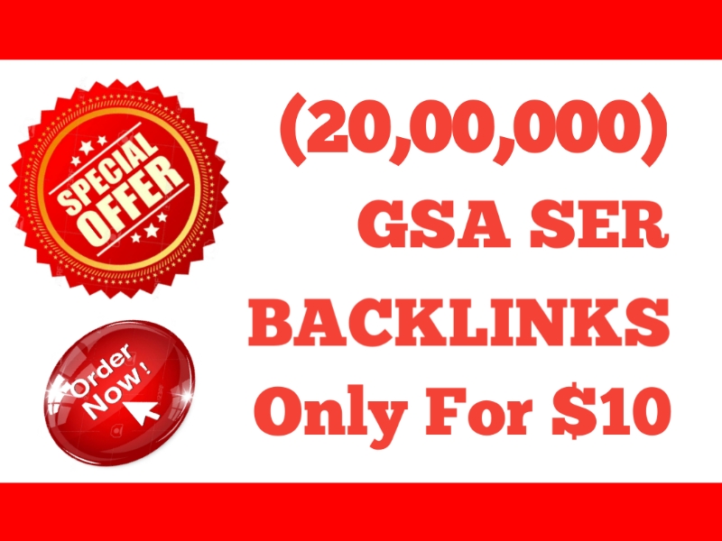I Will Provide 2 Million GSA SER High Powerful&nbsp S...
