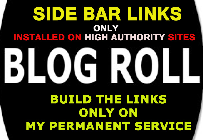 Install links on my sidebar page 50xTOP LEVEL DOMAIN ...