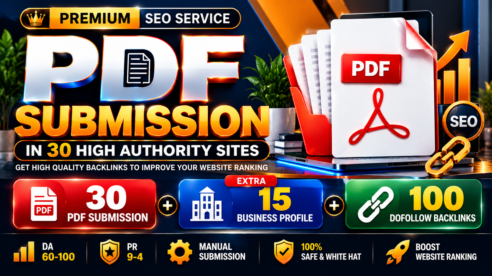Manual PDF Creation & Submission Service with 115...