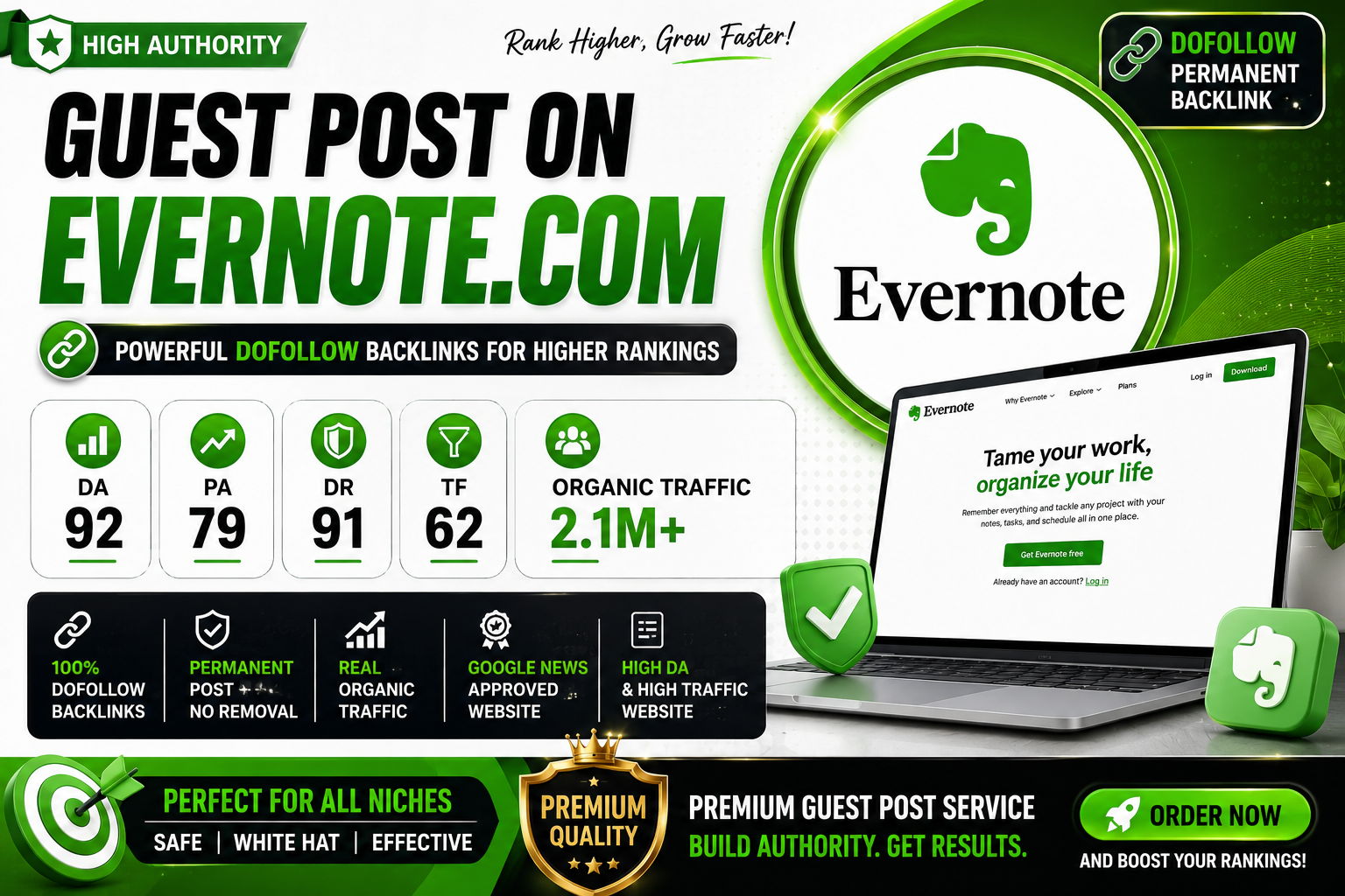 Publish Guest Post On Evernote. com DA 92 with With S...